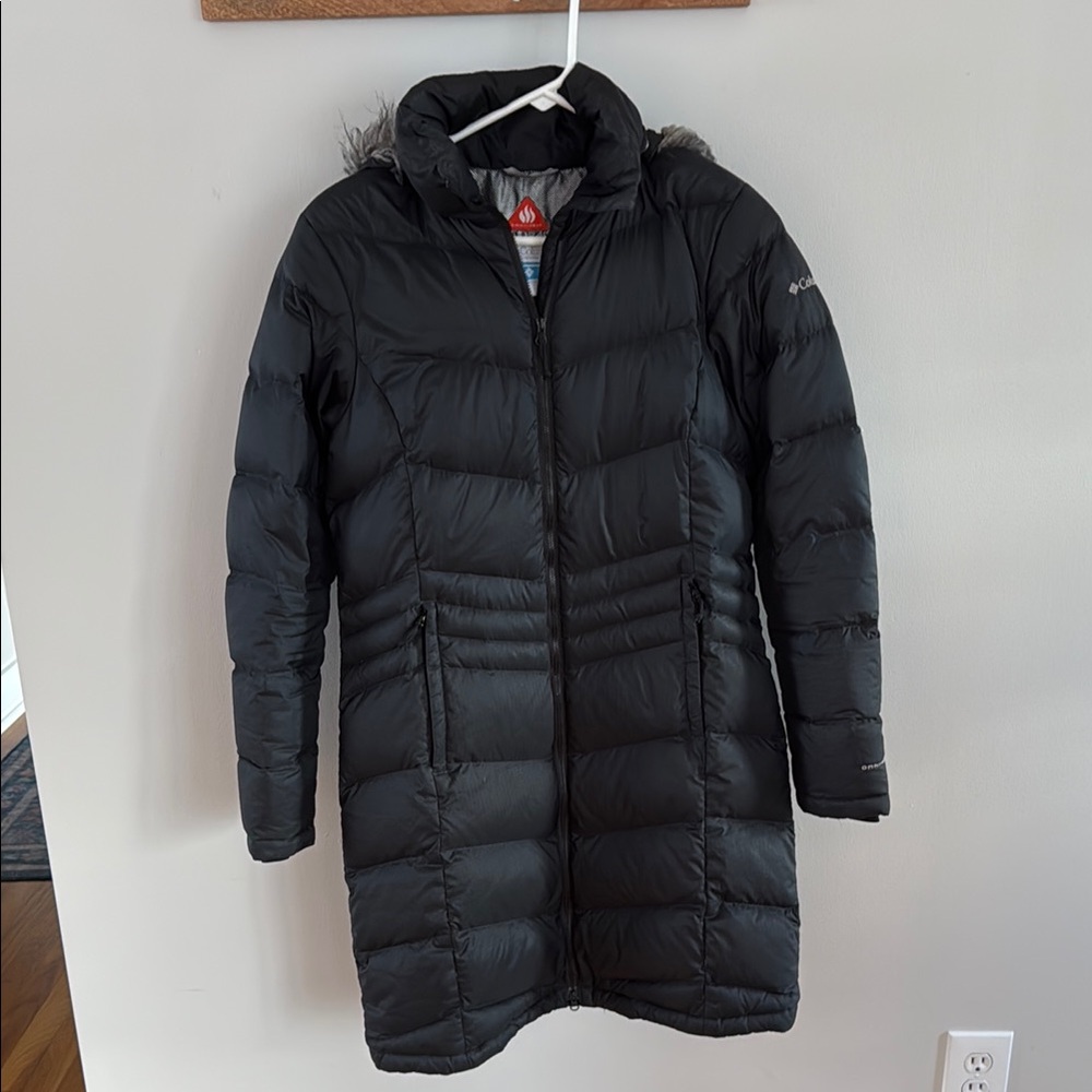 Columbia Black Puffer Coat